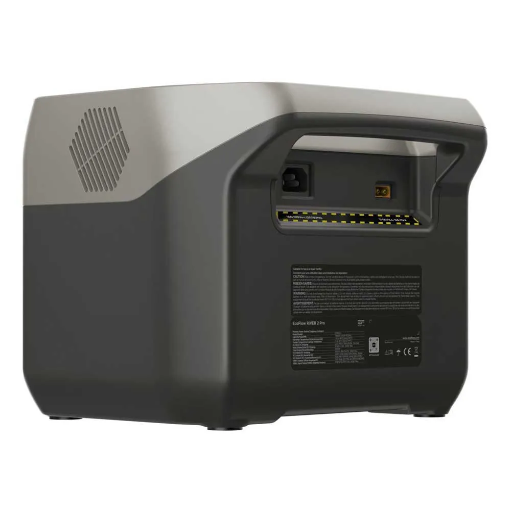Ecoflow River 2 Pro Bärbar Kraftstation, Black, One Size