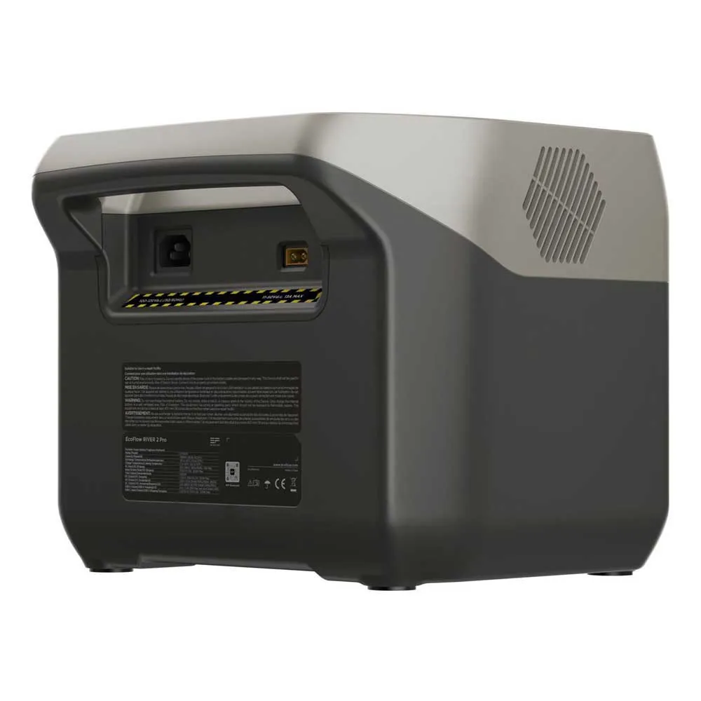Ecoflow River 2 Pro Bärbar Kraftstation, Black, One Size