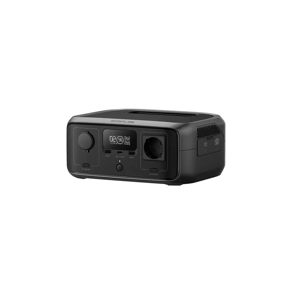 Ecoflow River 3 Bärbar Powerstation, Black, One Size Ecoflow River 3 Bärbar Powerstation, Black, One Size