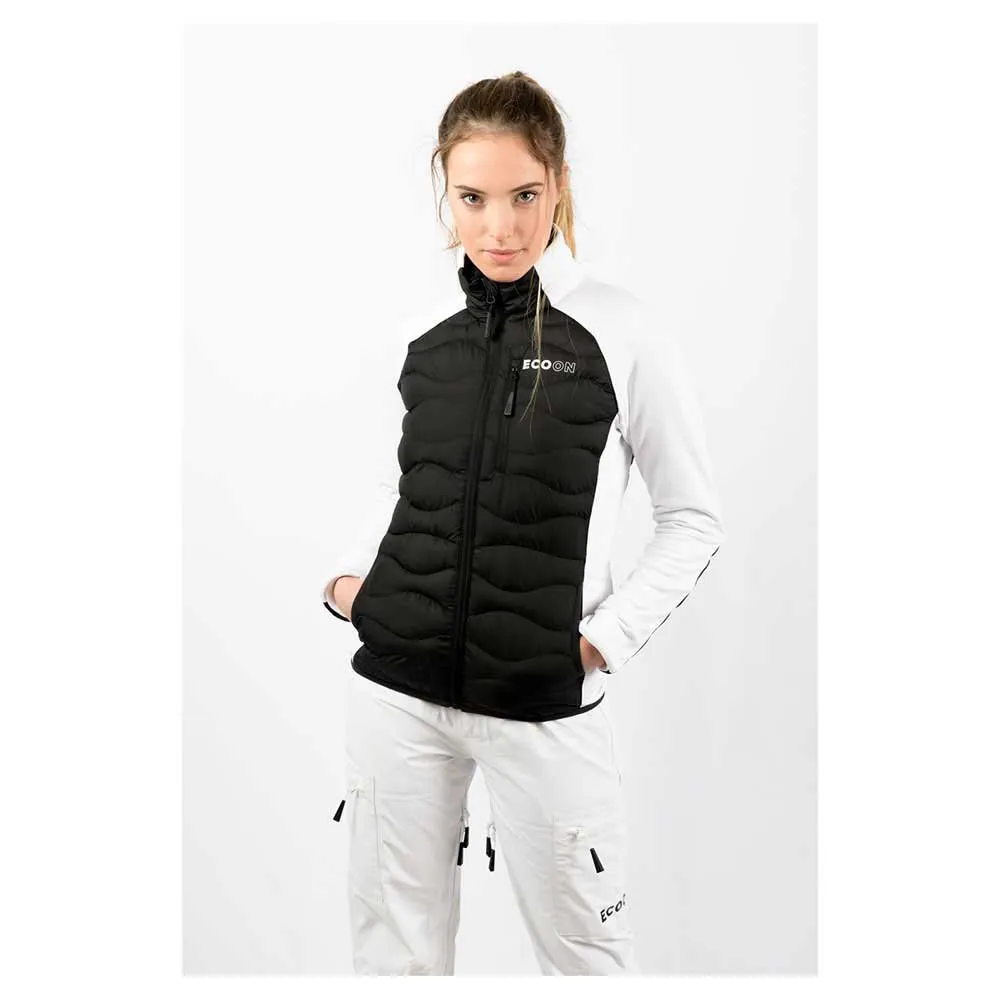 Ecoon Active Hybrid Insulated Jacka, Black / white