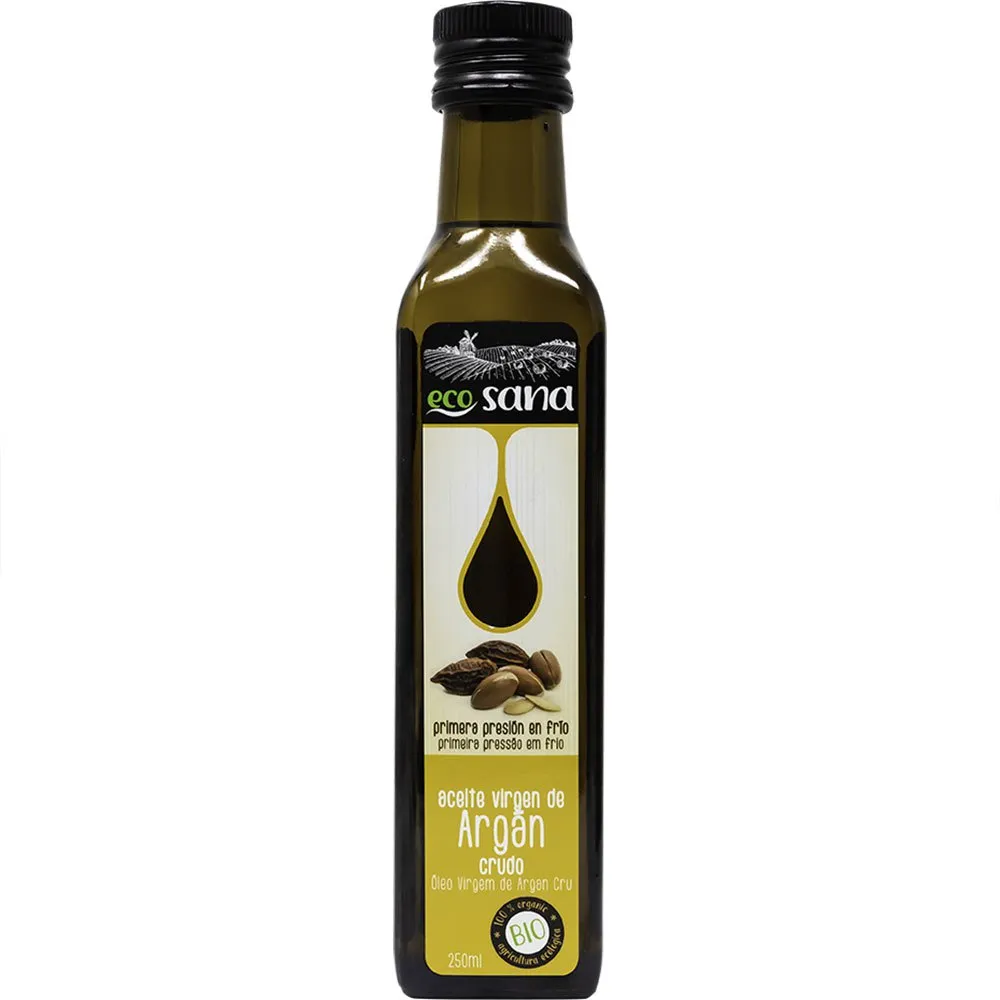 Ecosana Jungfru Argan Råolja Bio 250ml, Multicolour, One Size Ecosana Jungfru Argan Råolja Bio 250ml, Multicolour, One Size