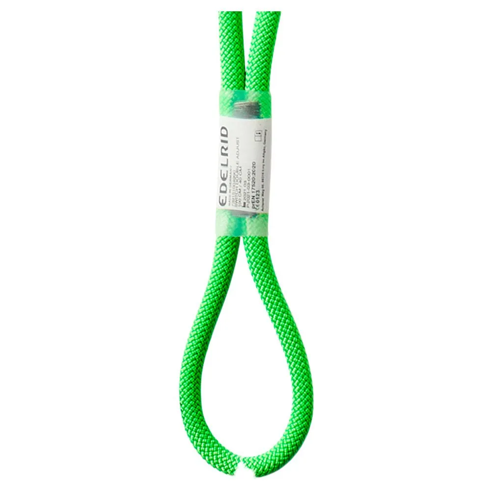 Edelrid Dubbeljusterbart Dynamiskt Rep, Neon green, 120cm Edelrid Dubbeljusterbart Dynamiskt Rep, Neon green, 120cm