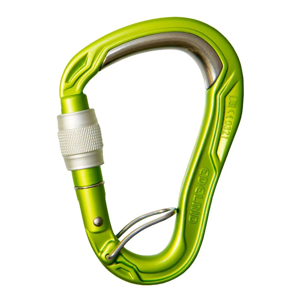 Edelrid Hms Bulletproof Screw Fg Karabinkrok Edelrid Hms Bulletproof Screw Fg Karabinkrok