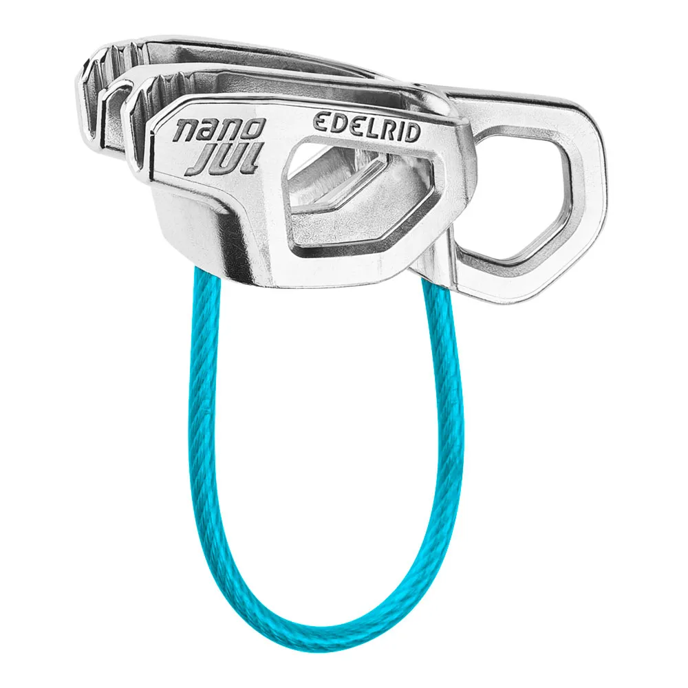 Edelrid Nano Jul Säkringsbroms, Slate, One Size