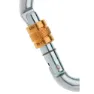 Edelrid Steel Hms Screw Karabinkrok, Silver, One Size