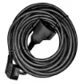 EDM Slangförlängning 15 M, Black, One Size, EU Plug 220V