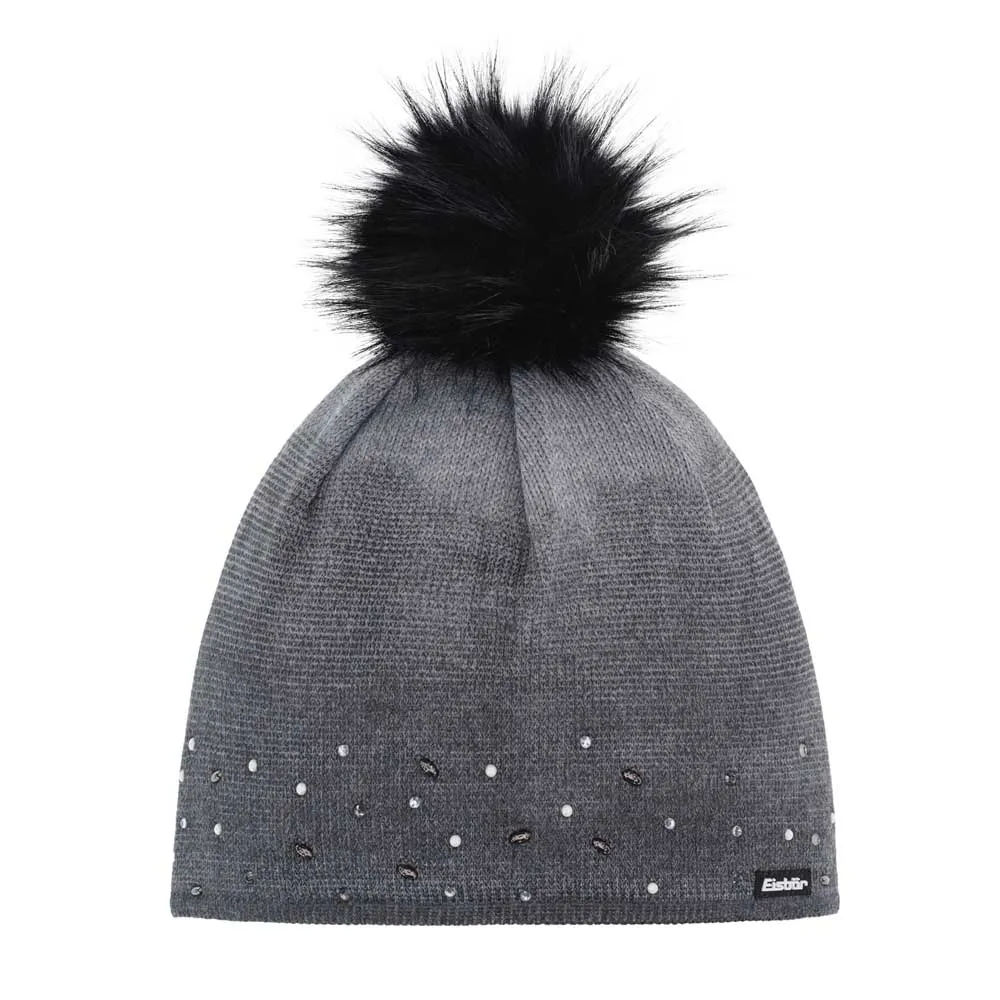 Eisbär Dip Dye Lux Crystal MÜ Mössa, Black / graumele / black