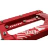 El Gallo Grvty Cykelpedaler, Red anodized, One Size