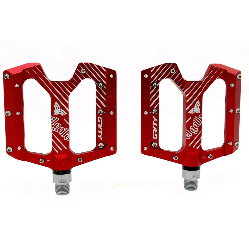 El Gallo Grvty Cykelpedaler, Red anodized, One Size