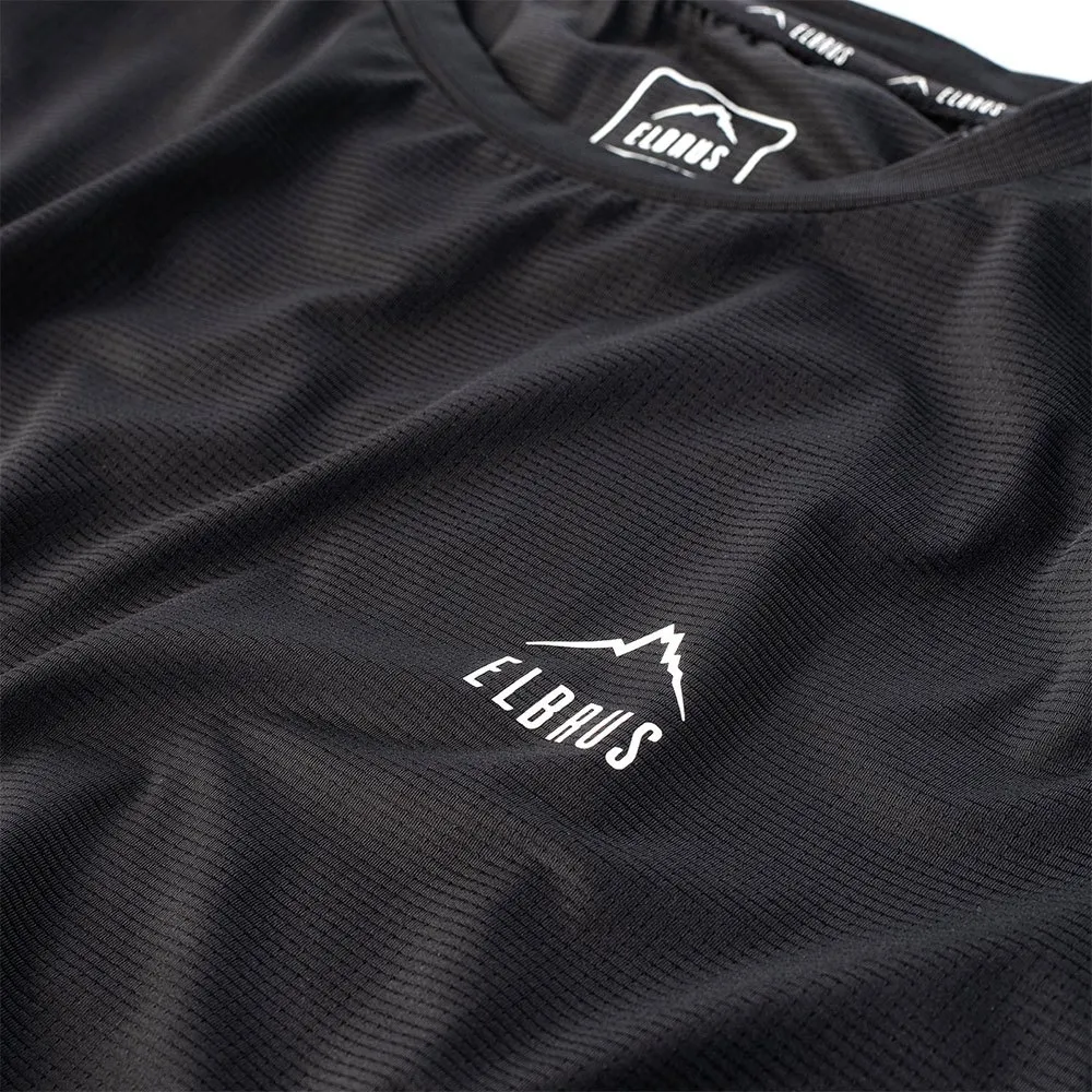 Elbrus Altar Fleecetec T-shirt Med Korta ärmar, Black