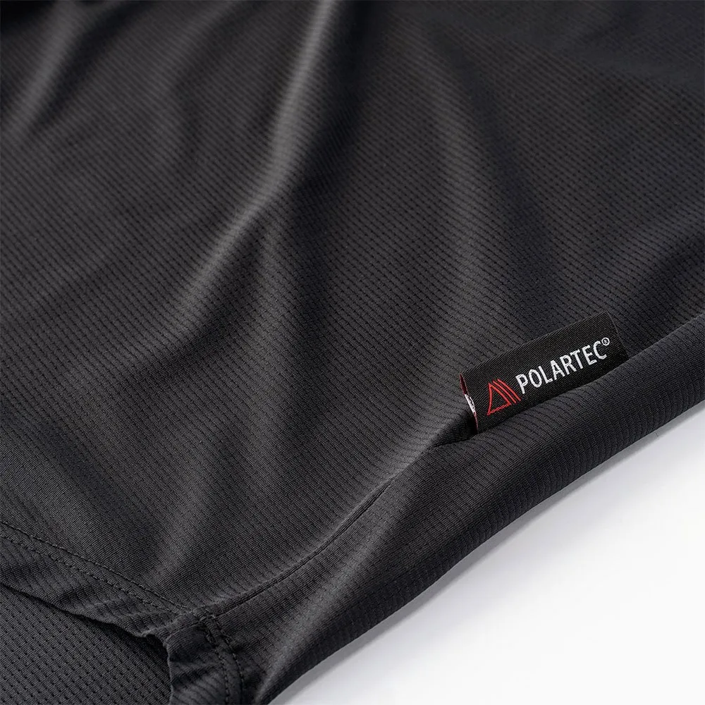 Elbrus Altar Fleecetec T-shirt Med Korta ärmar, Black