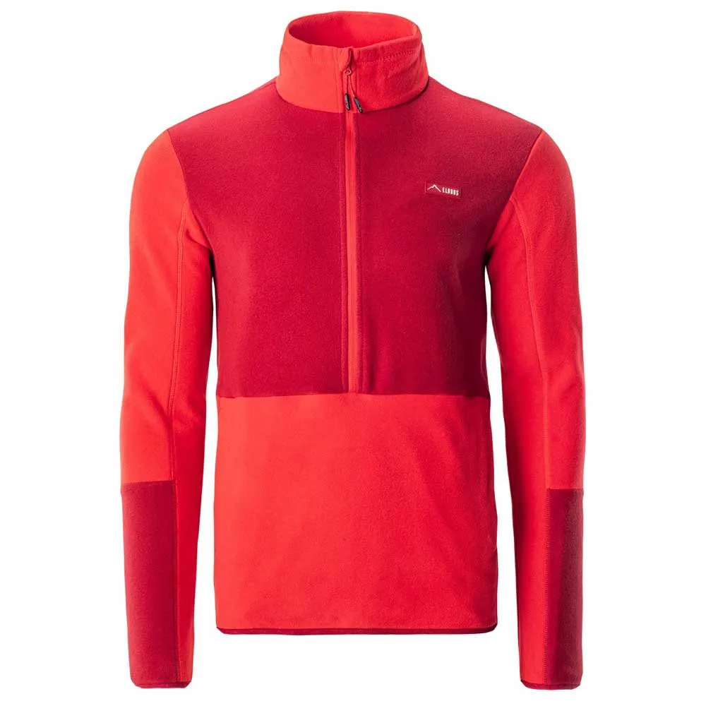 Elbrus Cari Polartec Fleece Med Halv Dragkedja, Flame scarlet / chili pepper Elbrus Cari Polartec Fleece Med Halv Dragkedja, Flame scarlet / chili pepper