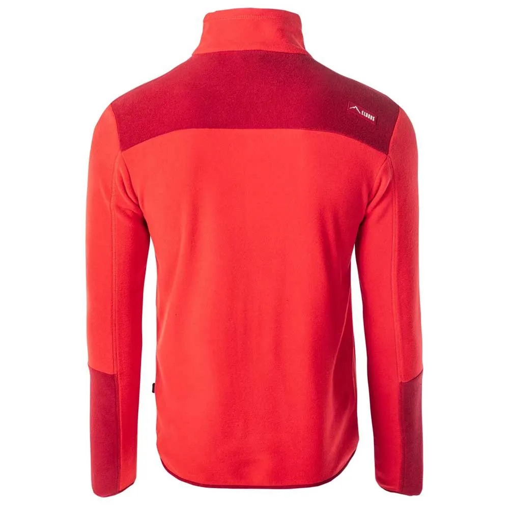 Elbrus Cari Polartec Fleece Med Halv Dragkedja, Flame scarlet / chili pepper Elbrus Cari Polartec Fleece Med Halv Dragkedja, Flame scarlet / chili pepper