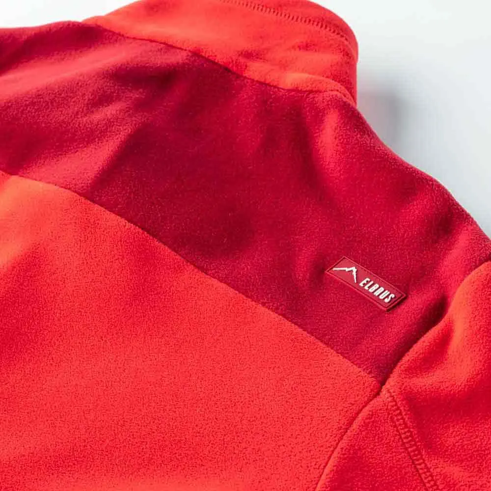 Elbrus Cari Polartec Fleece Med Halv Dragkedja, Flame scarlet / chili pepper Elbrus Cari Polartec Fleece Med Halv Dragkedja, Flame scarlet / chili pepper