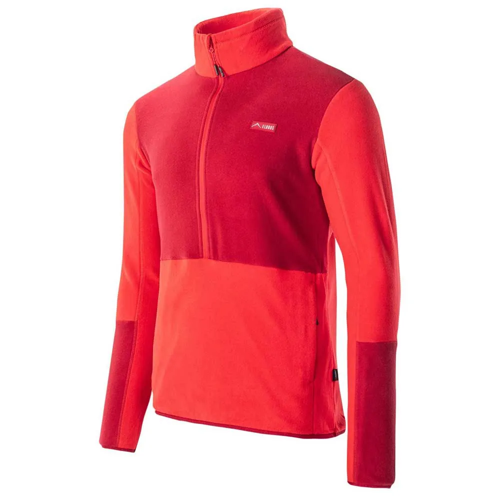 Elbrus Cari Polartec Fleece Med Halv Dragkedja, Flame scarlet / chili pepper Elbrus Cari Polartec Fleece Med Halv Dragkedja, Flame scarlet / chili pepper