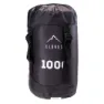 Elbrus Carrylight Ii 1000 Sovsäck, Black / flame scarlet, Right Zipper