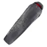 Elbrus Carrylight Ii 600 Sovsäck, Asphalt / flame scarlet, Right Zipper