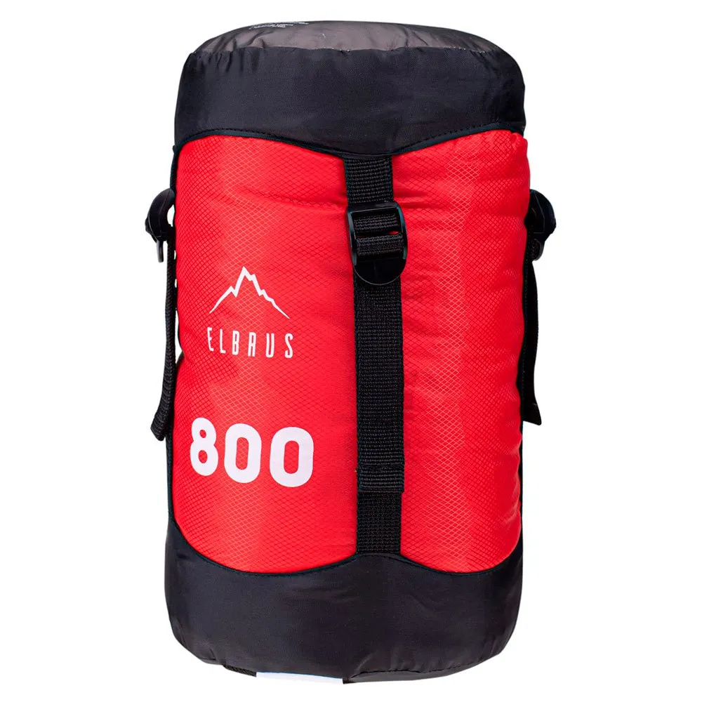 Elbrus Carrylight Ii 800 Sovsäck, Flame scarlet / black, Right Zipper