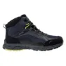 Elbrus Embawa Mid Wp Vandringsskor, Dark grey / black / lime