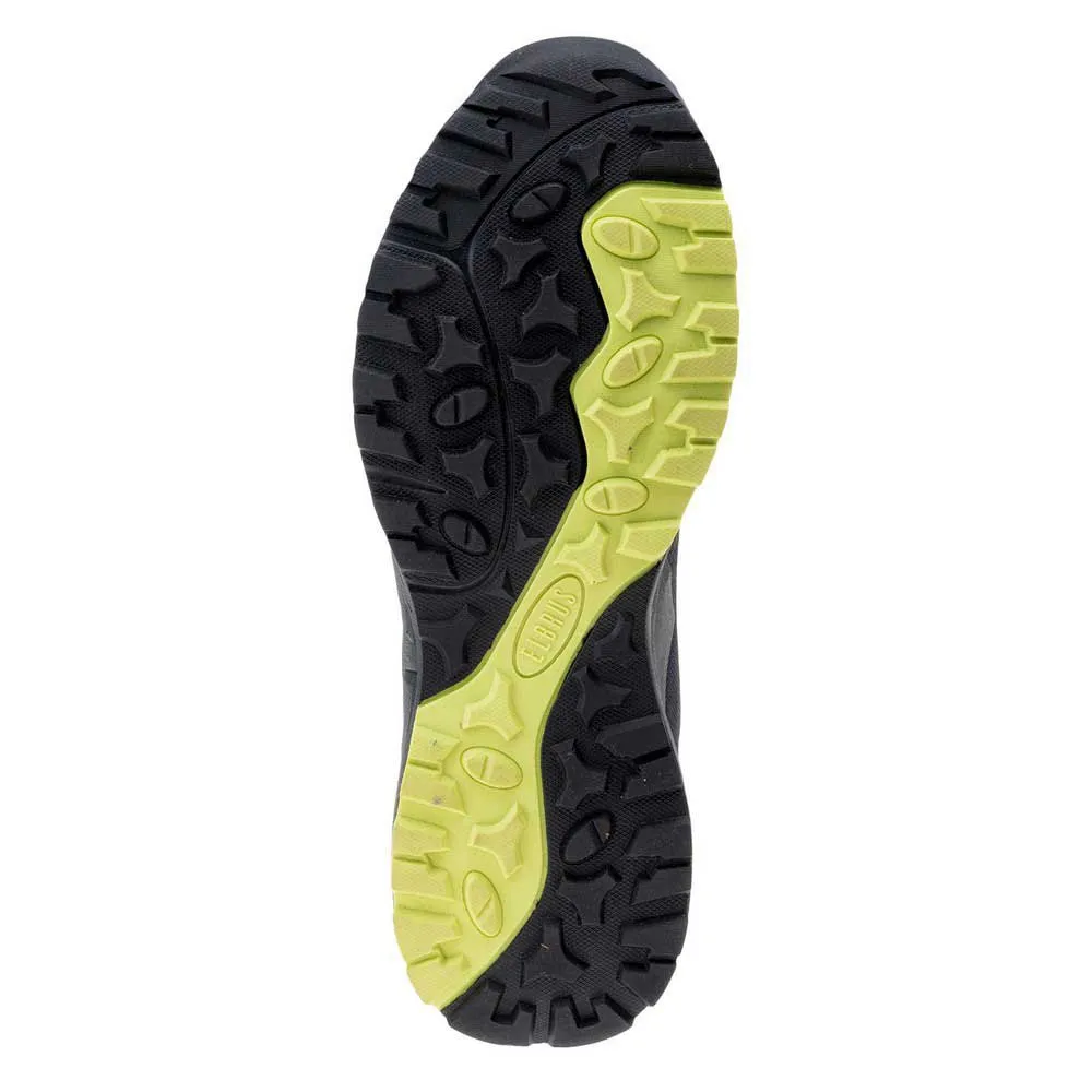 Elbrus Embawa Mid Wp Vandringsskor, Dark grey / black / lime