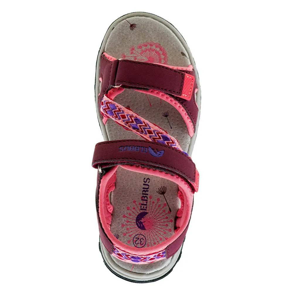 Elbrus Emelo Jr Sandaler, Watermelon red / violet / purple, EU 31