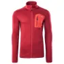 Elbrus Emino Polartec Fleecejacka Med Dragkedja, Chili pepper / flame scarlet