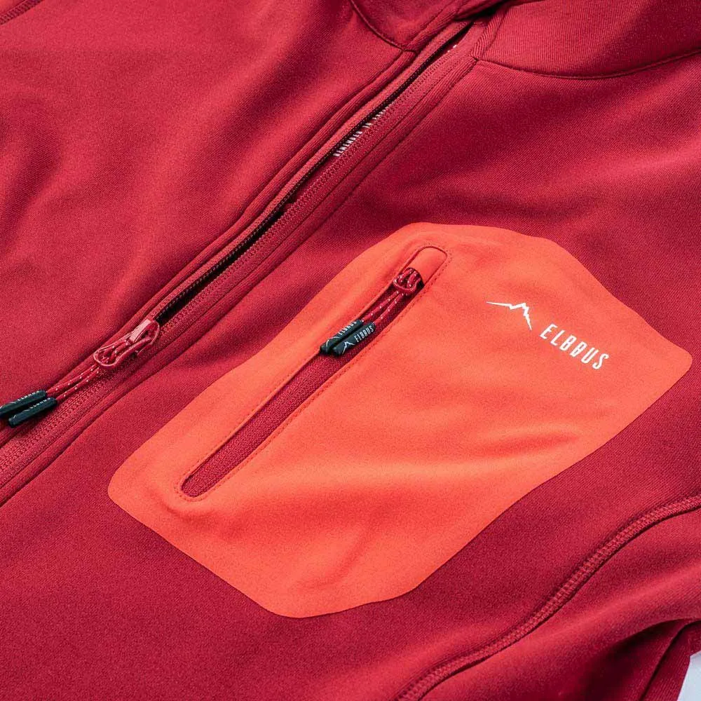 Elbrus Emino Polartec Fleecejacka Med Dragkedja, Chili pepper / flame scarlet Elbrus Emino Polartec Fleecejacka Med Dragkedja, Chili pepper / flame scarlet