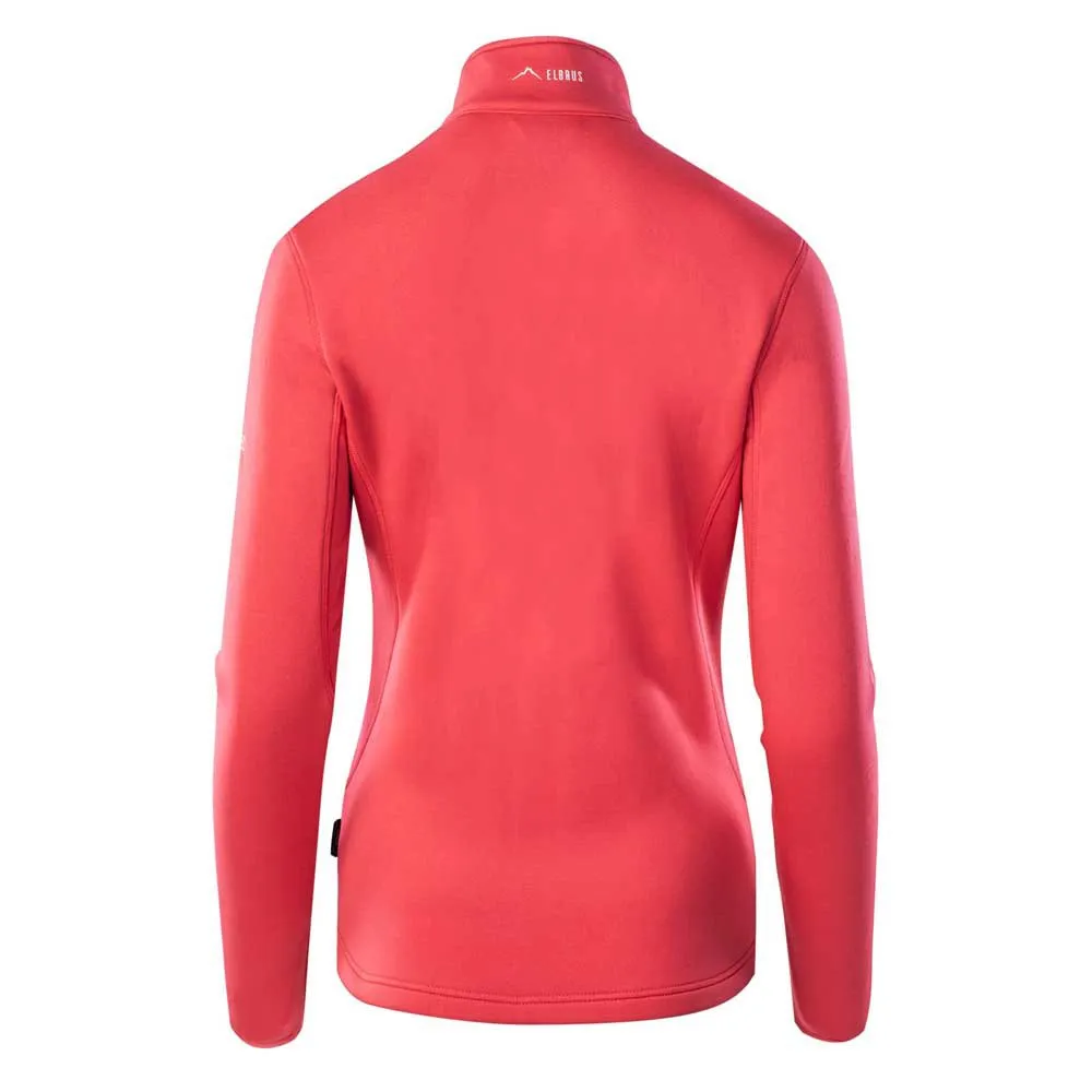 Elbrus Emino Polartec Sweatshirt Med Dragkedja, Hibiscus / ski patrol / blue bird Elbrus Emino Polartec Sweatshirt Med Dragkedja, Hibiscus / ski patrol / blue bird