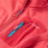 Elbrus Emino Polartec Sweatshirt Med Dragkedja, Hibiscus / ski patrol / blue bird