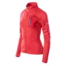 Elbrus Emino Polartec Sweatshirt Med Dragkedja, Hibiscus / ski patrol / blue bird