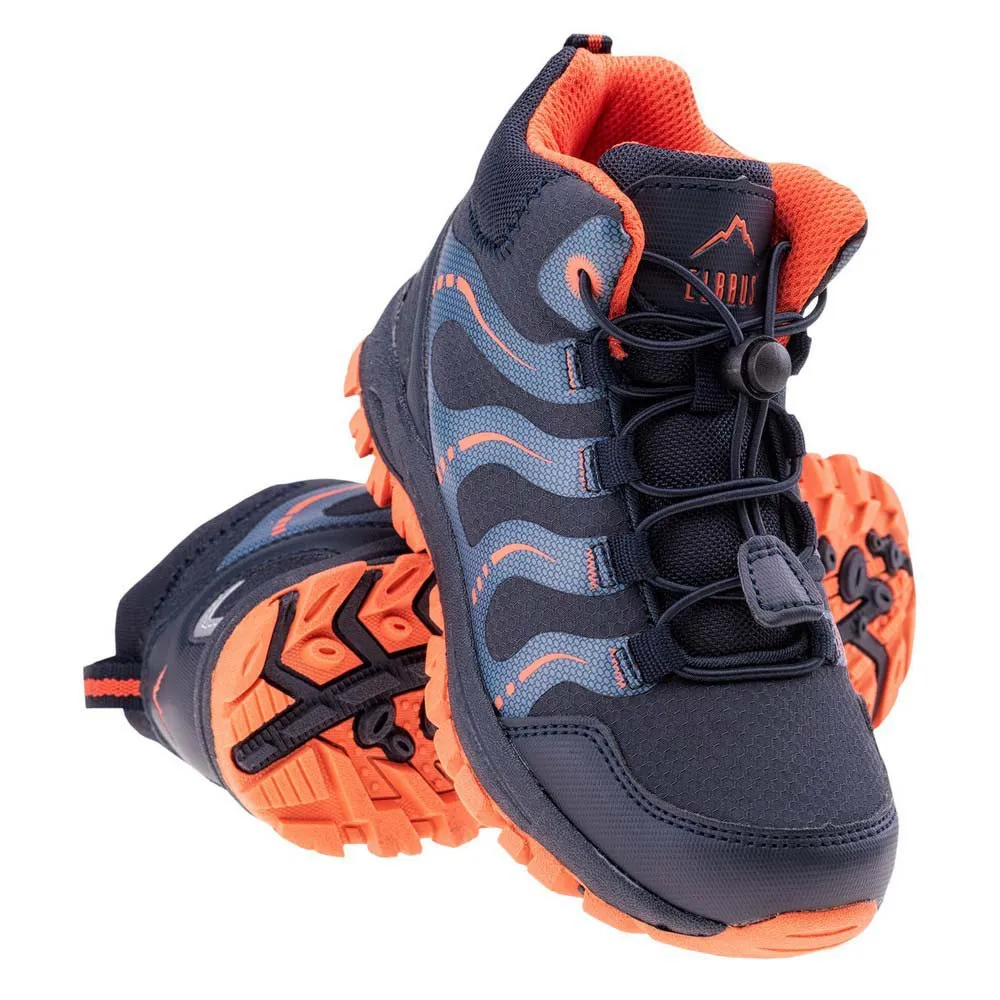 Elbrus Erifis Mid Jr Vandringsskor, Total eclipse / tangerine tango, EU 32