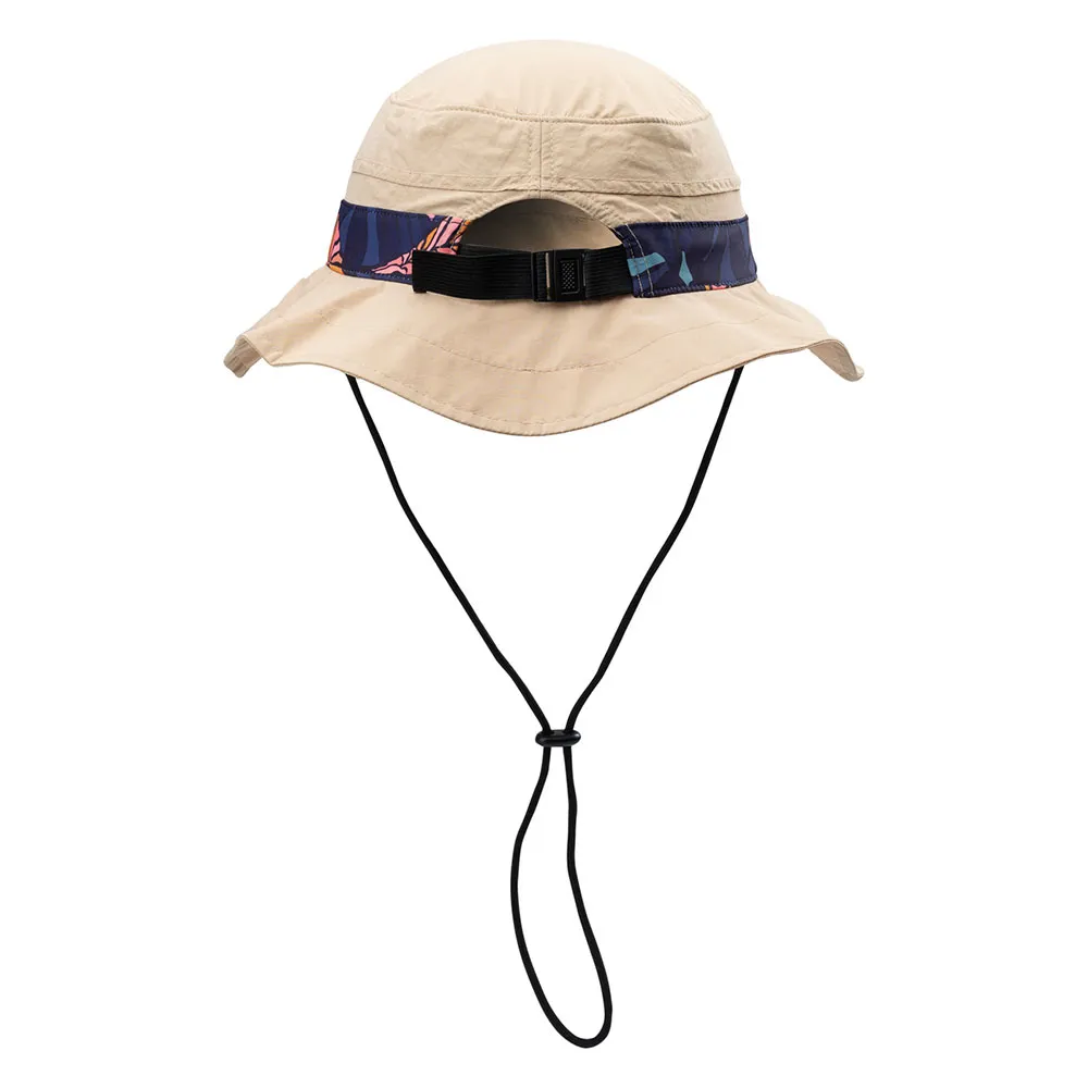 Elbrus Estevan Tg Mössa, Beige / leaf print, One Size