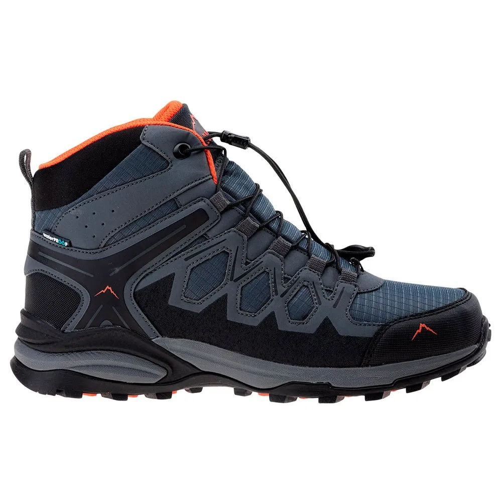 Elbrus Euberen Mid Wp Vandringskängor, Dark grey / black / tangerine tango Elbrus Euberen Mid Wp Vandringskängor, Dark grey / black / tangerine tango