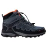 Elbrus Euberen Mid Wp Vandringskängor, Dark grey / black / tangerine tango