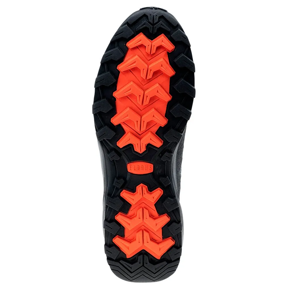 Elbrus Euberen Mid Wp Vandringskängor, Dark grey / black / tangerine tango Elbrus Euberen Mid Wp Vandringskängor, Dark grey / black / tangerine tango