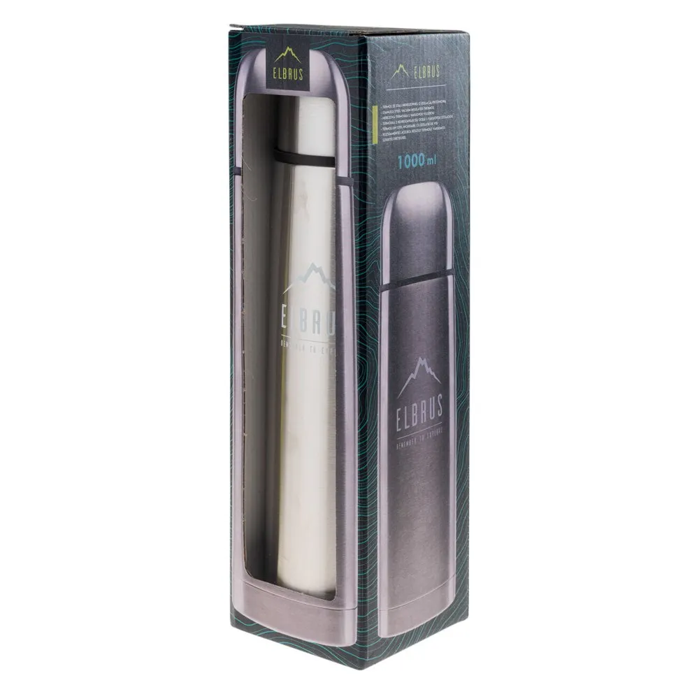 Elbrus Garde 1l Termosflaska, Silver, One Size
