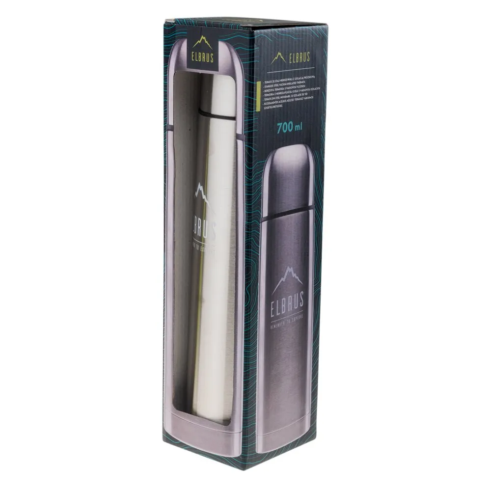 Elbrus Garde 700ml Termosflaska, Silver, One Size