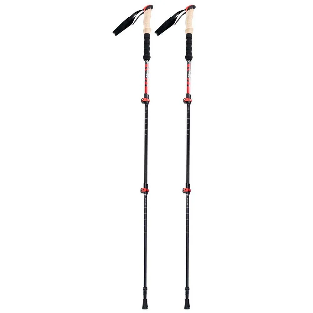 Elbrus Katmandu Stavar, Red / black, 62-135cm