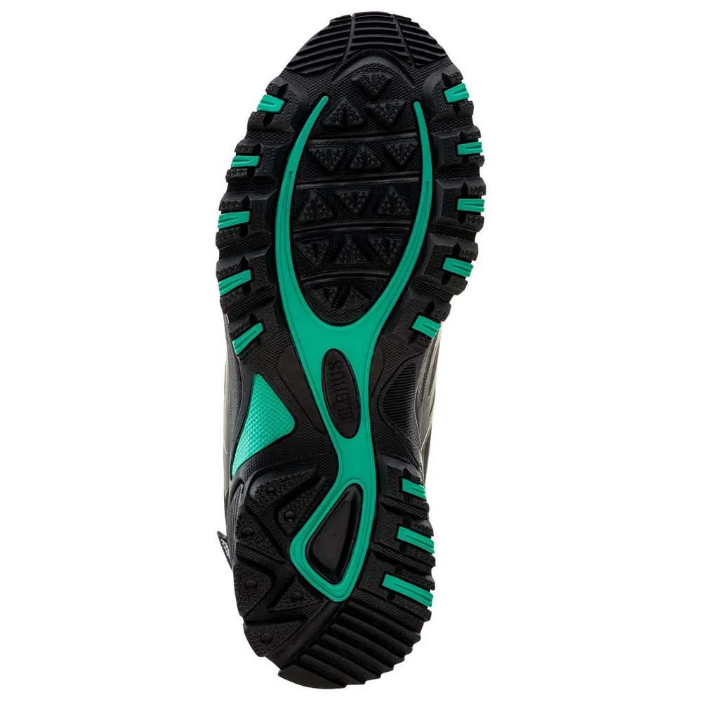 Elbrus Mabby Mid Wp Vandringsskor, Black / biscay green