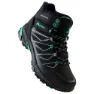 Elbrus Mabby Mid Wp Vandringsskor, Black / biscay green