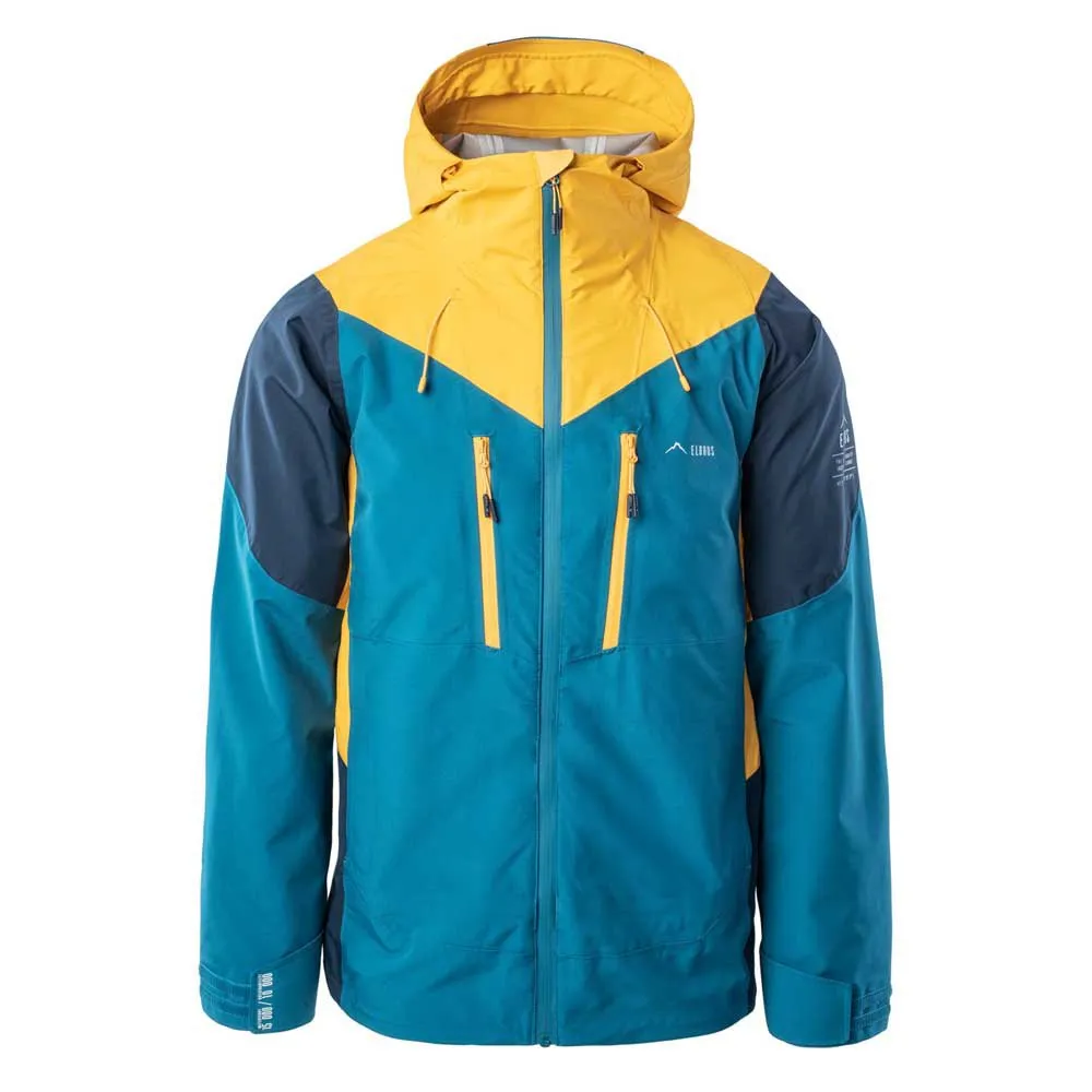 Elbrus Malaspina Ii Softshelljacka, Dress blues / ocean depths / saffron