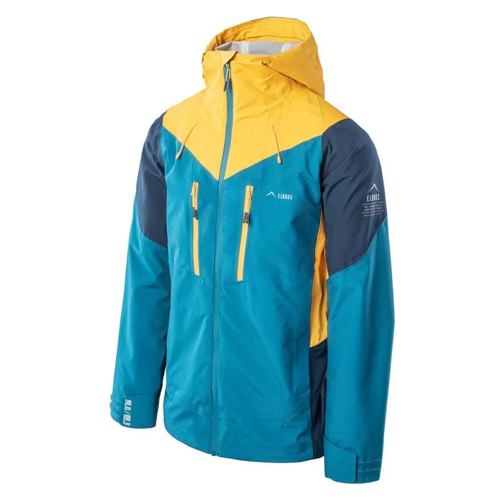 Elbrus Malaspina Ii Softshelljacka, Dress blues / ocean depths / saffron