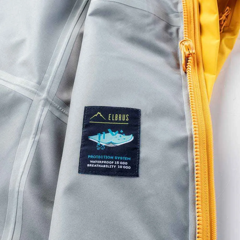Elbrus Malaspina Ii Softshelljacka, Dress blues / ocean depths / saffron