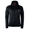 Elbrus Mamore Sweatshirt Med Dragkedja, Black / flame scarlet