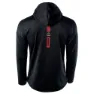 Elbrus Mamore Sweatshirt Med Dragkedja, Black / flame scarlet