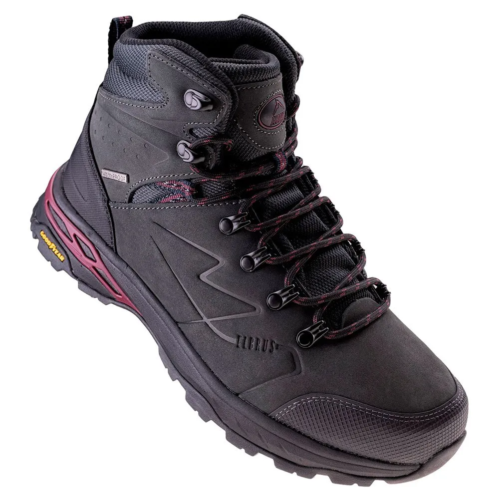 Elbrus Mazeno Mid Wp Vandringsskor, Night navy / black / burgundy