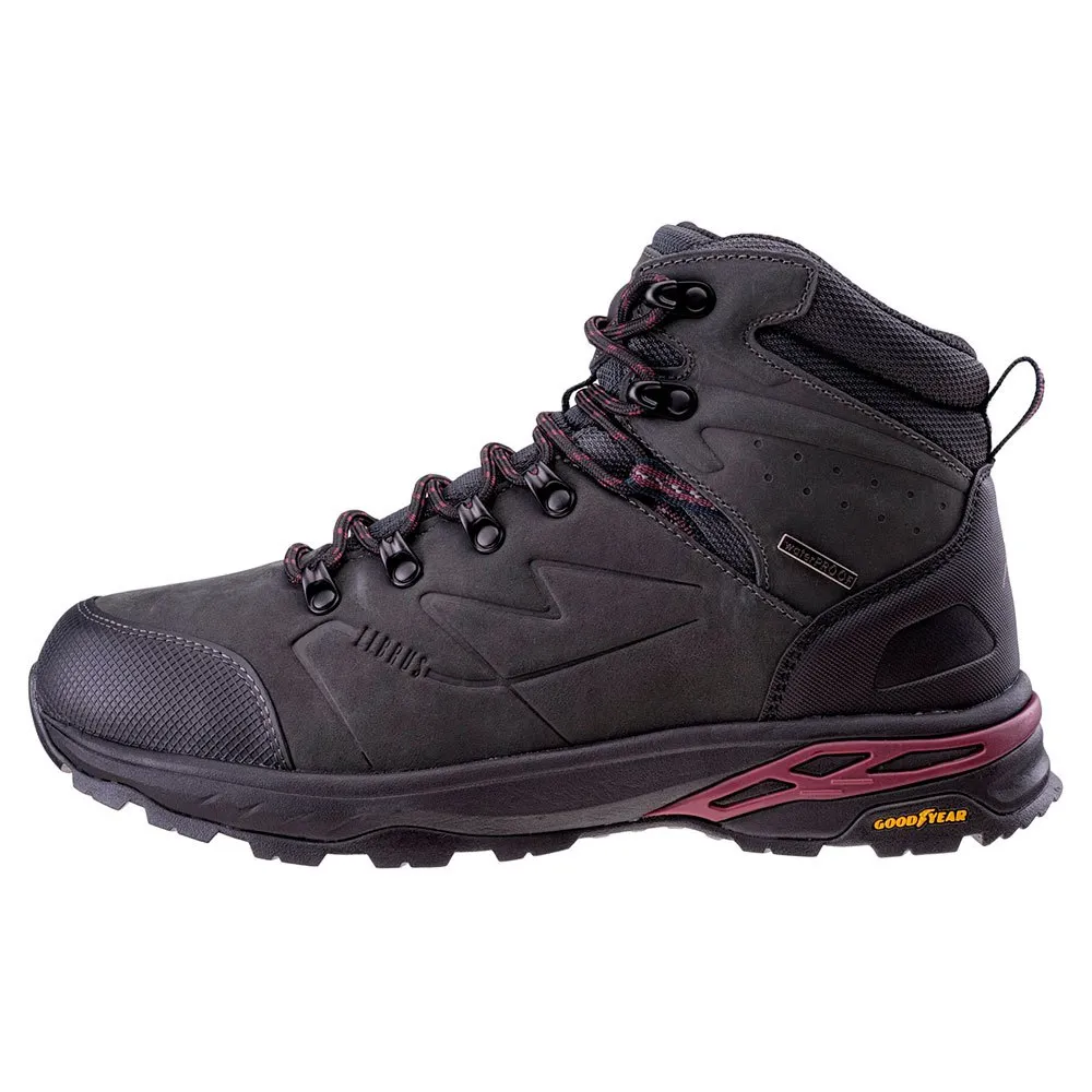 Elbrus Mazeno Mid Wp Vandringsskor, Night navy / black / burgundy