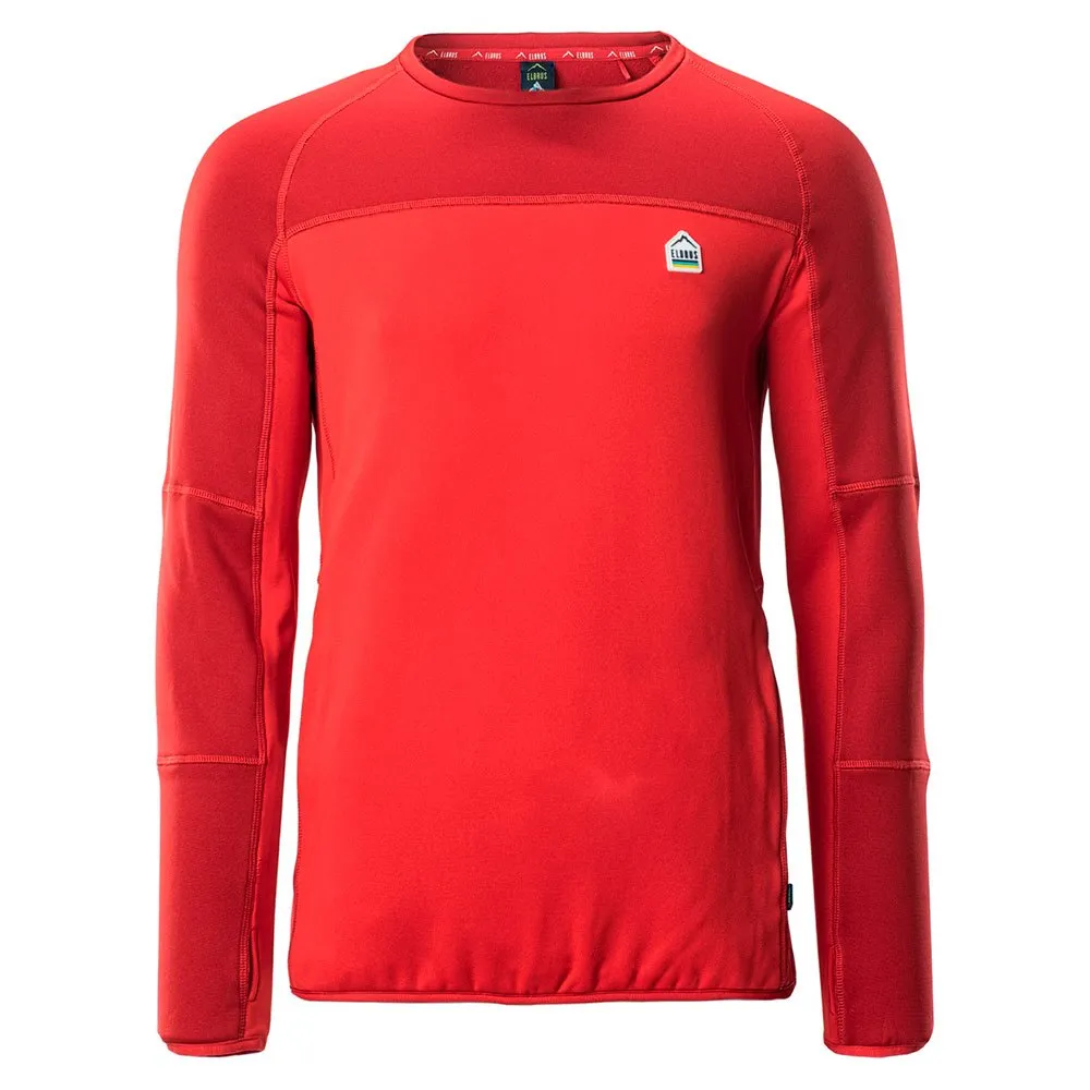 Elbrus Molic Polartec T-shirt Med Lång ärm, Flame scarlet / salsa Elbrus Molic Polartec T-shirt Med Lång ärm, Flame scarlet / salsa