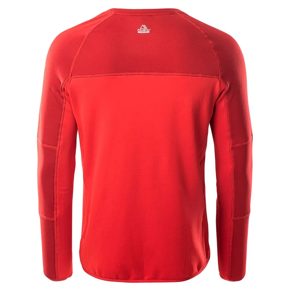 Elbrus Molic Polartec T-shirt Med Lång ärm, Flame scarlet / salsa Elbrus Molic Polartec T-shirt Med Lång ärm, Flame scarlet / salsa