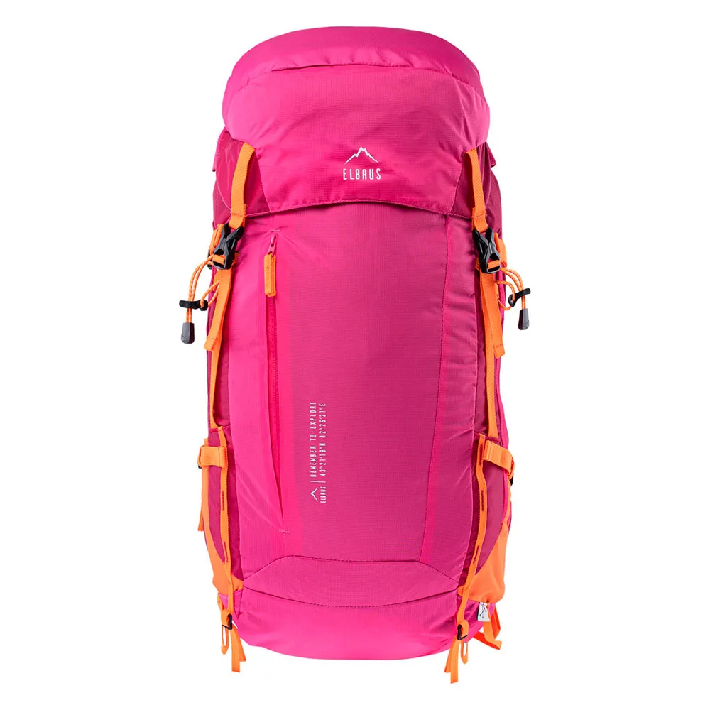 Elbrus Montana 45l Ryggsäck, Pink peacock / granita / bright marigold